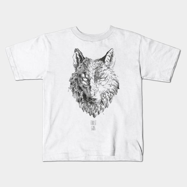 Forest Gods | Wolf Kids T-Shirt by LuthienL